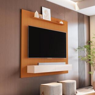 Home Suspenso 134cm Para Tv 50¨ Avant 1.4 EDN Cedro/Off White