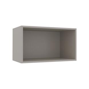 Módulo Armário Aéreo 60cm Porta Basculante 100% MDF Cozinha Modulada Gold Robel Fendi/Hanover