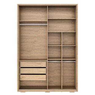 Roupeiro 160cm 100% MDF 2 Portas Correr Concept Robel Hanover