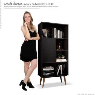 Livreiro Retrô Chaplin EDN Preto