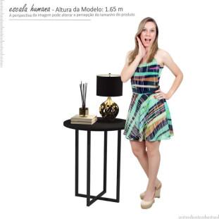 Mesa de Apoio Pés de Ferro 8030 JB Bechara Preto