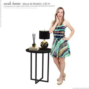 Conjunto de Mesas Lateral Apoio 8030 8031 JB Bechara Preto