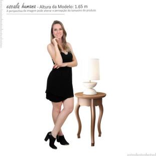 Conjunto de Mesa Para Sala Duquesa EDN Naturale