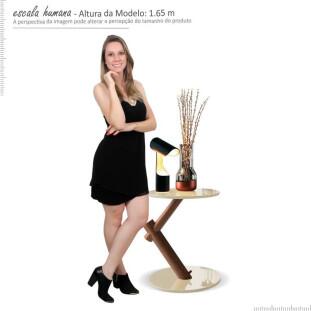 Mesa de Apoio Wood EDN Off White