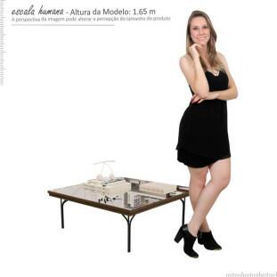 Mesa de Centro Espelhada 8011 JB Bechara Canela