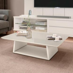 Mesa de Centro Retangular 109x68cm Holambra EDN Off White