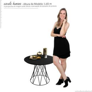 Mesa de Centro Redonda 8040 JB Bechara Preto