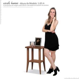 Mesa de Apoio Retrô Veneto EDN Naturale