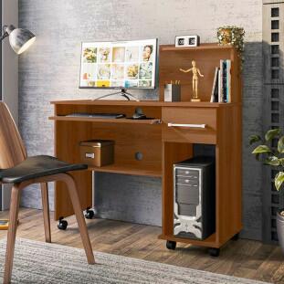Mesa Para Computador Pequena Office Studio Lukaliam Jequitiba