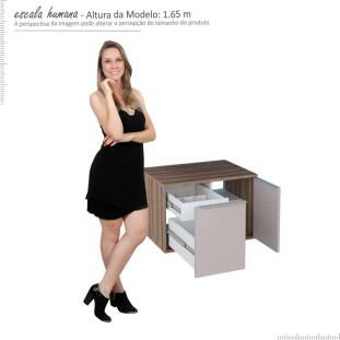 Módulo Suspenso Para Banheiro Arati 60 Cozimax Nude/Tamarindo