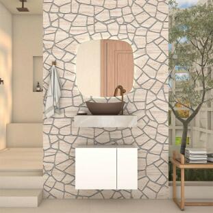 Módulo Suspenso Para Banheiro Bliss 60 Cozimax Branco