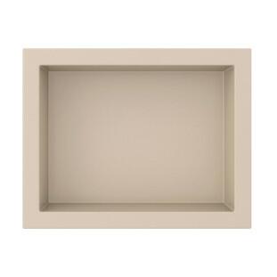 Nicho Para Banheiro 40x30x10 Mármore Sintético Cozimax Bege Liso