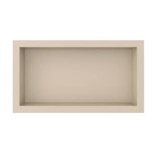 Nicho Para Banheiro 60x30x10 Mármore Sintético Cozimax Bege Liso