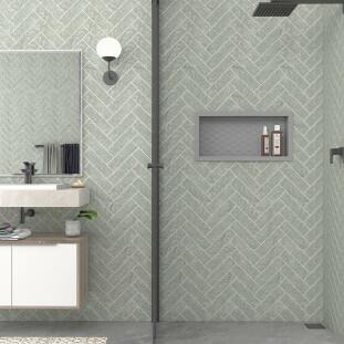 Nicho Para Banheiro 60x27x9.5 Termoplástico Cozimax Cinza