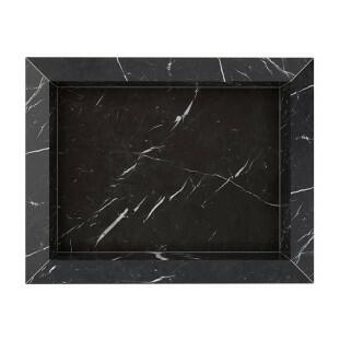 Nicho Para Banheiro 40x30X10 Porcelanato Polido Diamante Cozimax Preto