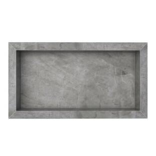 Nicho Para Banheiro 60x30x10 Porcelanato Polido Diamante Cozimax Cinza