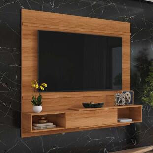 Painel Para TV 65 Polegadas 160cm Genova Lukaliam Jequitiba