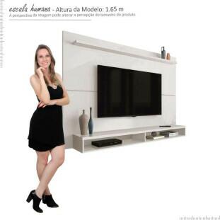 Painel Suspenso Para TV até 60 Pol Max 1.8 EDN Off White
