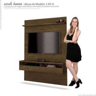 Painel Para TV até 50 Polegadas Milano EDN Nogal