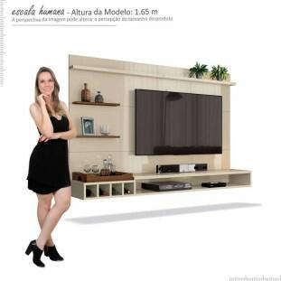 Painel Para Sala TV 55 Palladium 1.8 EDN Off White