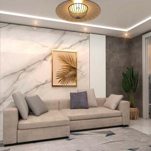 Placa Painel Ripado Nobre 50cm x 250cm Gelius Branco