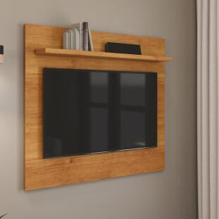 Painel Pequeno 90cm Quarto Sala Para TV 32 Sirius Patrimar Cinamomo