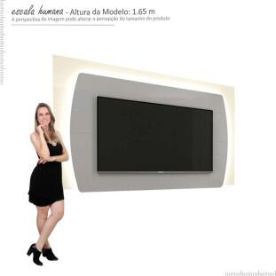 Painel Para TV 75 Polegadas Sublime 2.2 Com LED Gelius Cinza/Off White