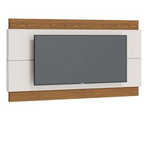 Painel Para TV 75 Polegadas Com Led Classic 2.2 Imcal Off White/Freijó