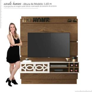 Painel Para TV até 60 Zurique EDN Naturale/Off White