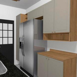 Projeto Cozinha Marcela Provence Robel Hanover/Fendi Matte