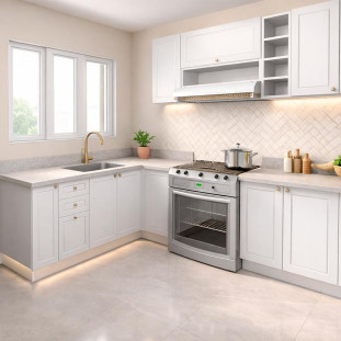 Projeto Cozinha Maria Fernanda U Provence Robel Branca