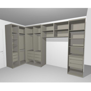 Projeto Quarto Premium Modulado Fabiana Robel Fendi/Reflecta