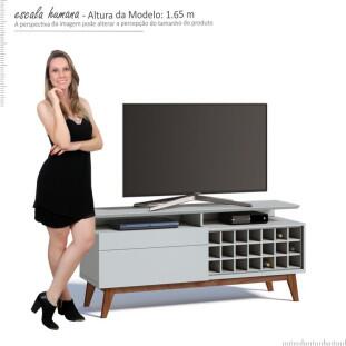 Rack Pequeno TV 55 Polegadas Classic Mais AD 1.4 Imcal Branco