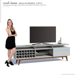 Rack Para Sala TV 65 Polegadas Classic Mais AD 2.2 Imcal Branco