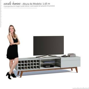 Rack Para Sala TV 65 Polegadas Classic AD 2.2 Imcal Branco
