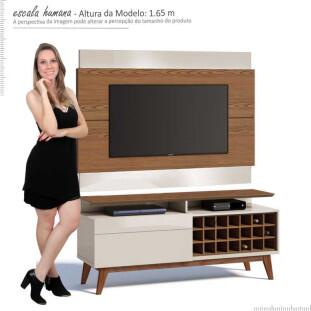 Rack com Painel Para TV Classic Mais AD 1.4 Imcal Freijo/Off White