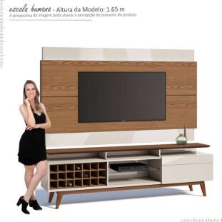 Rack com Painel Para TV Classic AD Mais 2.2 Imcal Freijo/Off White