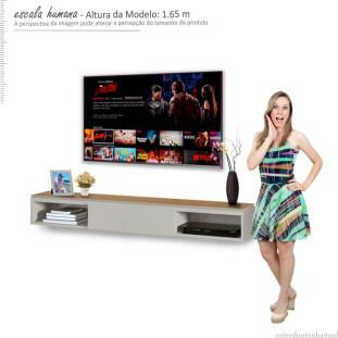 Rack Suspenso Sala Wand 1.35 Fendi/FreijoE EAX Móveis