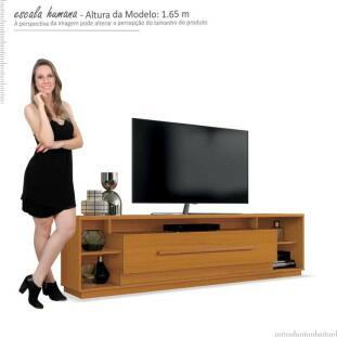Rack Império 2.1 Para TV 75 Polegadas EDN Cedro Natural