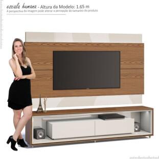 Rack Ópera com Painel Para TV Classic 2.2 Imcal Freijo/Off White
