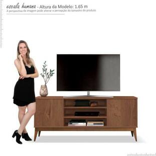 Rack Para Sala de Estar TV até 60 Titan EDN Naturale