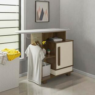 Tábua de Passar Roupa Organizadora Havaí RV Móveis Freijo/Off White