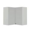 Módulo Armário Aéreo Canto L 88x76x34cm 100% MDF Cozinha Provence Robel Branco/Branco Matte