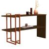 Aparador 136cm Pés Ferro 4034 Luxo JB Bechara Canela/Bronze