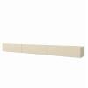 Aparador Rack Suspenso Sala 3 Gavetas 202cm Nobre Gelius Off White