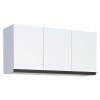 Armário Aéreo Aço 3 Portas Cozinha Gaia 120cm Cozimax Branco