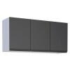 Armário Aéreo Aço 3 Portas Cozinha Gaia 120cm Cozimax Branco