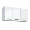 Armário Aéreo de Cozinha 3 Portas Eros Flat 120 Cozimax Branco