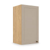 Módulo Armário Aéreo 35x68x34cm 1 Porta 100% MDF Cozinha Provence Robel Hanover/Fendi Matte