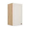Módulo Armário Aéreo 35x68x34cm 1 Porta 100% MDF Cozinha Provence Robel Hanover/Off White Matte